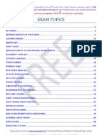 ACCA F5 Performance Management Exam Focused Study Text Book