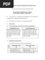 FD07SRP2012 GO Revised Pay Scale