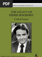 The Legacy of Pierre Bourdieu Critical Essays