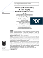 Benefits of Traceability in Fish Supply Chains - Case Studies