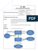 SOP Assessment Proposal Proyek