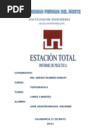 Informe Estacion Total Resumen