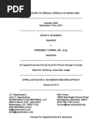 Schuman v. Greenbelt Homes - Record Extract Volume 3 of 4