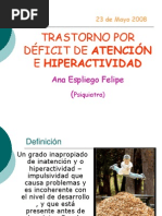 Deficit de Atencion Hiperactividad