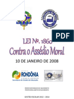 LEI #1860 - Contra o Assédio Moral - Serviço Público de