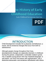 The History of Early Childhood Education Unit One Handout