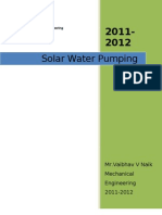 Solar Water Pumping