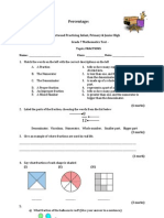 Grade 7 Fractions Test Draft 2