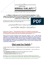 Qu'est-Ce Que Le Minhaj Salafi?