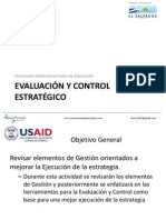 Evaluación y Control Estratégico