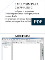 Uso de Multisim para PIC16f84A en C