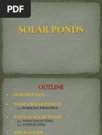 Solar Ponds