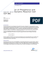 Phosphorus by ICP-MS DRC