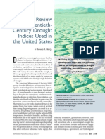 A Review of Twentieth Century Drought Indices Used in USA