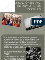 La Comunicación en Ong y Los Movimientos Sociales