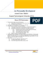 Sample Ques Set 3 CPD GTU