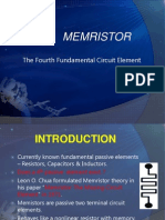 Memristor: The Fourth Fundamental Circuit Element