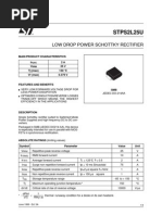 STPS2L25U: Low Drop Power Schottky Rectifier