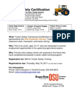 Tractor Safety Trainingx