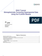 Atmospherically Correcting Hyper Spectral Data