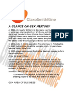 A Glance On GSK History