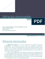 Difracţia Electronilor