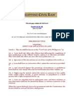 Civil Code of The Philippines