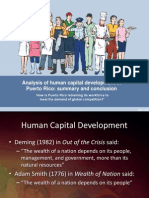 Analysis of Human Capital Development in Puerto Rico