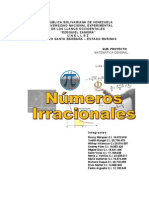 Números IRRACIONALES Trabajo 2