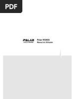 Polar RS800 User Manual Portugues