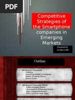 Comepetitive Strategies of Smart Phone Companies in Emerging Markets