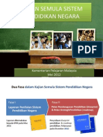 Kajian Semula Sistem Pendidikan Negara - Slide