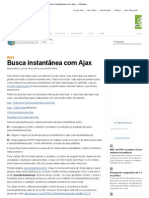 Busca Instantânea Com Ajax - Imasters