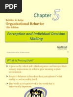 Organizational Behavior: Perception and Individual Decision Making