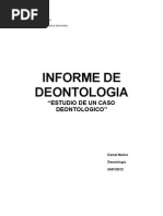 Caso Deontologico