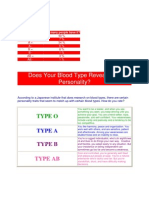 Does Your Blood Type Reveal Your Personality?