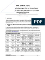 Using Import Filter For Siemens Relay