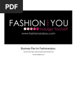 Business Plan For Fashion&You