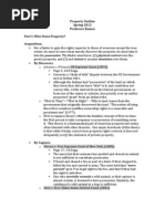 Property Outline Spring 2012 Professor Kumar Part I: Who Owns Property? Acquisition