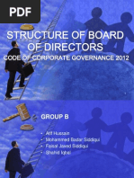 Structure of Board of Directors