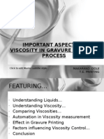 Important Aspect of Viscosity in Gravure Printing Process