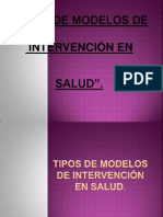 Tipos de Modelos de InTerveNcioN