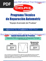 Prográma Técnico de Electrónica Automotiz, Cedva