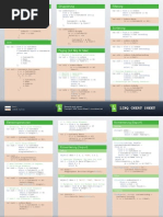 LINQ Cheat Sheet