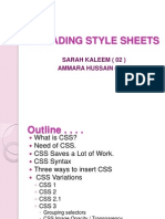 Cascading Style Sheets