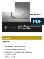 HR Metrics: Moving Beyond Absenteeism & Turnover Stats