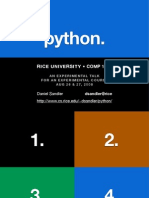 Python.: Rice University - Comp 140