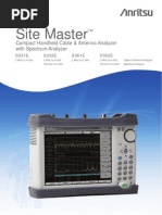 Site Master: Ompact Handheld Cable & Antenna Analyzer