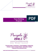 Team Building Proposal - Purple Antz Events v5.3