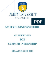 3ea0csummer Internship Guidelines 2012